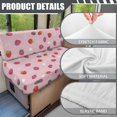 thumbnail image 6 of Uorisanigo Cute Strawberry RV Dinette Cushions Covers Camper Cushion Cover Stretch Loveseat Sofa Furniture Protector Camper Seat Cover Fit Most Travel Trailer Couch, Easy to Install, 6 of 7