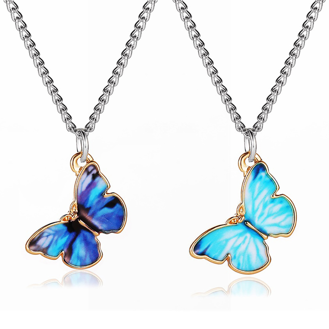 Charm Necklace Casual Butterfly Pendant 