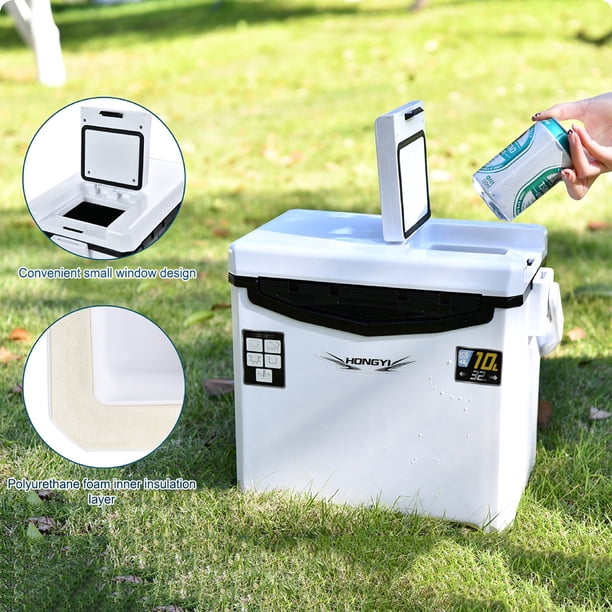 Caja de almacenamiento de pescado de 10L, caja portátil para pesca en el mar, accesorios para exteriores (10L)