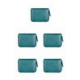 thumbnail image 1 of Monedero hombre bolsa de dinero corta mini billetera bolsillo tarjetero de bloqueo rfid gran capacidad para bolsa de negocios Azul Sonducket, 1 of 6