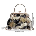 thumbnail image 2 of Jiibva Crane Pattern Clutch with Chain Chinese Style Crossbody Bag Women's Evening Bag for Wedding Banquet Party Prom Events, 2 of 7
