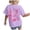 Light Purple, variant on Zshosam Toddler T Shirts Girls Summer Infant Toddler Girl Short Sleeve Shirt Basic Baby Tees Blouses Tops Ruffled T Shirts Size 5T 6T,(Yellow 5-6 Years)