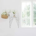 thumbnail image 3 of Angel Wings Wall Decoration, Antique Hanging Metal Angel Wings Wall Décor with Heart Decorative Angel Wings Wall Sculpture Indoor Outdoor Wall Decor Hanging for Home Bedroom Living Room Garden, 3 of 7