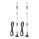 thumbnail image 1 of Lot de 2 antennes magnétiques omnidirectionnelles LTE à gain élevé en cuivre pour routeurs 4G 12 dBi, 1 of 4