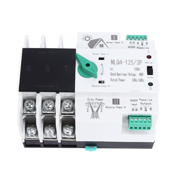 Transfer Switch, Electrical Selector Switch Stable And Reliable Auto And Manual  For Shopping Mall For Household