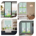 thumbnail image 7 of Easter Rabbits Window Privacy Film, Watercolor Eggs Cute Bunny Grass Flowers Blue Static Cling UV Sun Blocking Heat Control Window Tint Day and Night, Non-Adhesive One Way Privacy Cover 17.7''x39.3'', 7 of 7