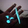 thumbnail image 3 of hirigin Luminous Metal Bookmark, Glow in The Dark Retro Feather Dragon Book Marker, Unique Gift for Men Women, 3 of 6