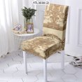 thumbnail image 5 of Funda de estilo de elementos europeos para silla de comedor, cubierta con patrón de flores para muebles de comedor, fundas para sillas para el hogar Stuhlbezug, 5 of 5
