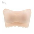 thumbnail image 1 of Soutien-gorge Sans Bretelles Froncé Antidérapant Grande Taille Mince Bandeau sous-Vêtements pour Robe de Mariée, 1 of 10