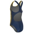 thumbnail image 5 of Sporti Piped Splice Wide Strap One Piece Swimsuit, High Cut, Unpadded, Athletic (Girls), 5 of 11