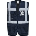 thumbnail image 2 of Portwest UF476 Iona Executive Safety Vest Black, Large, 2 of 3