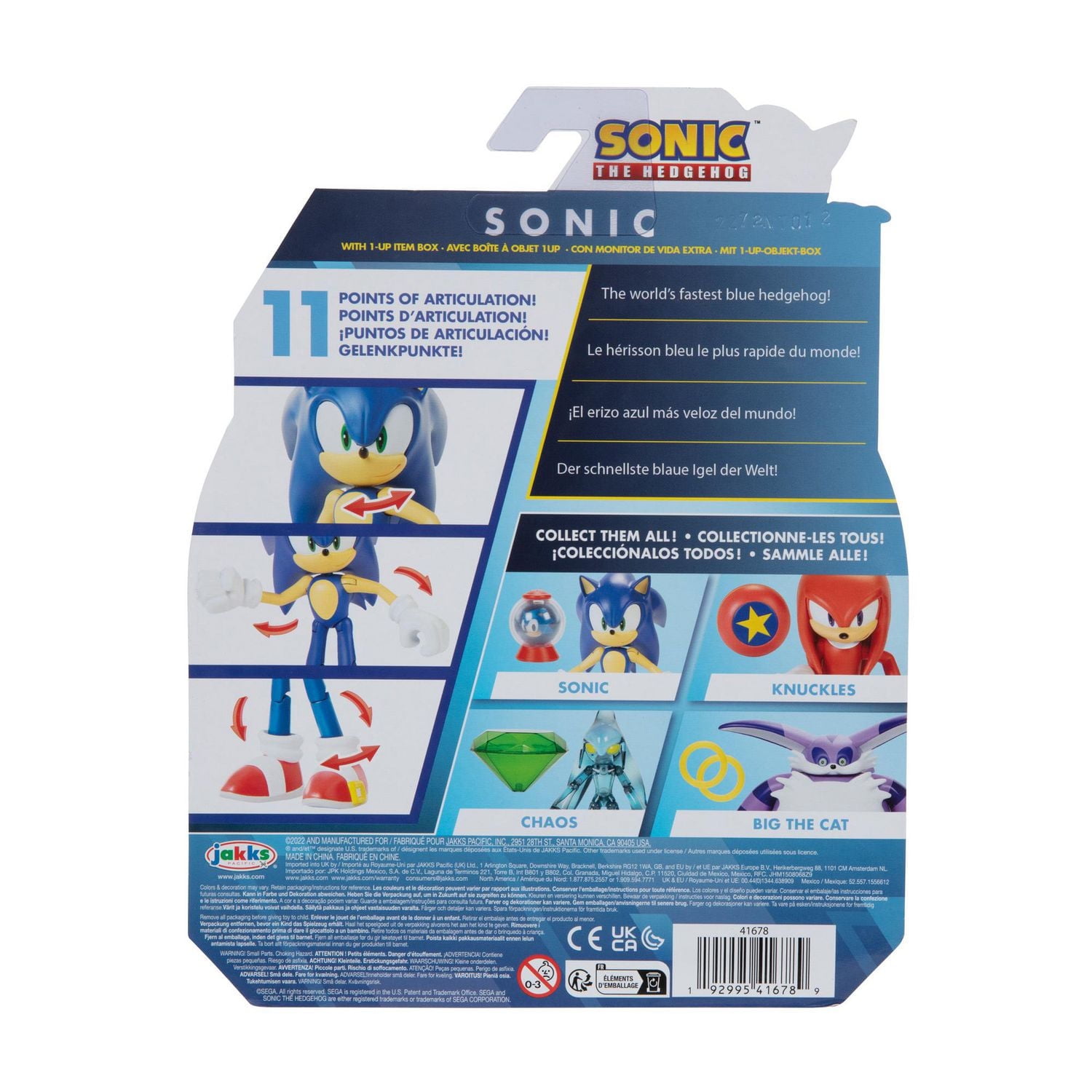 Sonic 4 Inch Figure - Modern Sonic