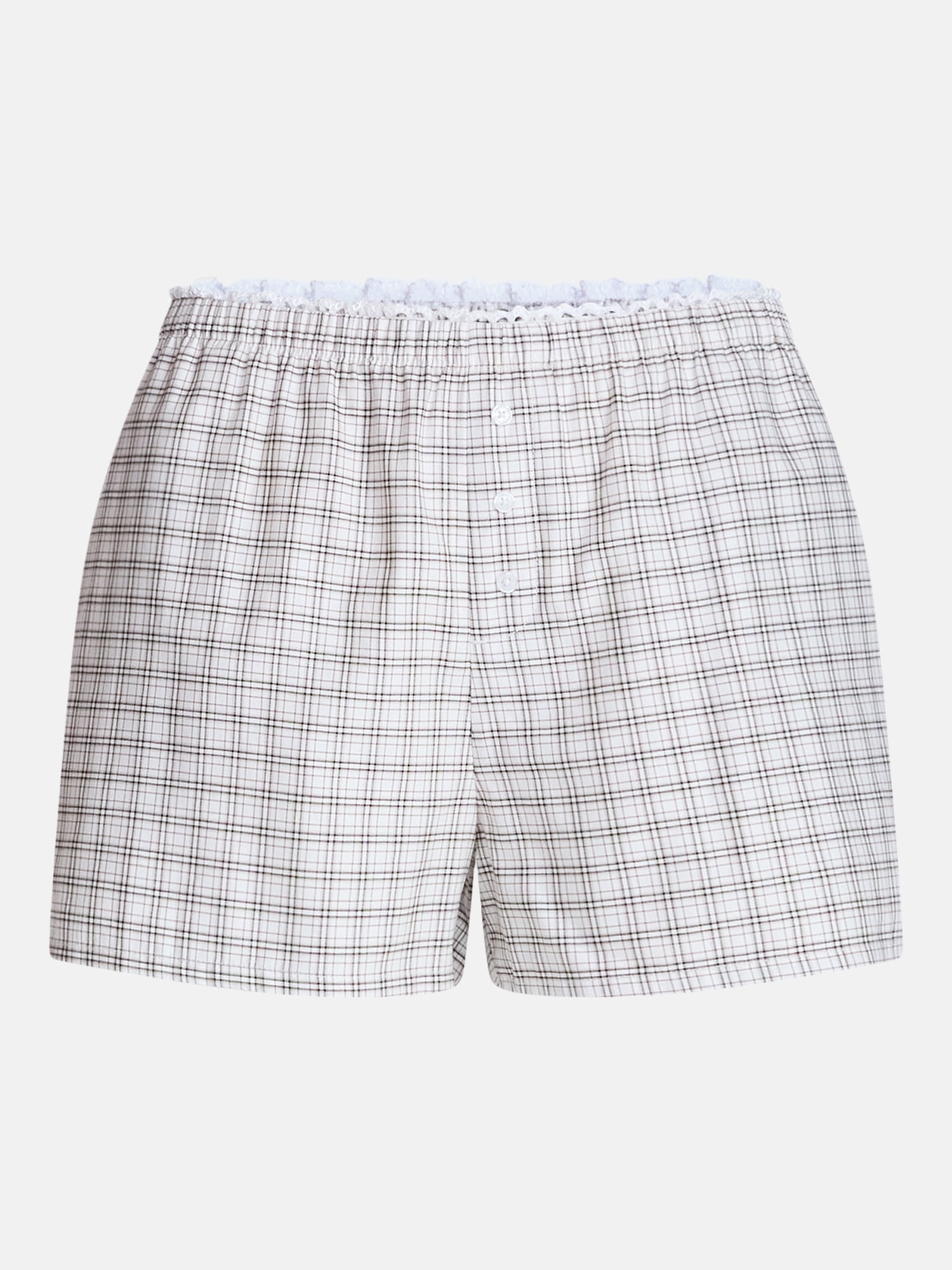 Joyspun Women's Woven Poplin Sleep Shorts, 3'' Inseam, Sizes XS-3X