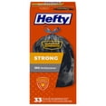 thumbnail image 2 of Hefty Strong (33 Count) 30 Gallon Large trash Drawstring Bags (113.5L) 2 FT 6 IN X 2 FT 9 IN, 2 of 2
