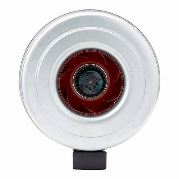 Fantech Steel 16"D,18"H,8.1"W Inline Duct Fan 45020