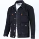 thumbnail image 4 of Abrigo vaquero para hombre, chaqueta vaquera con botones, talla grande, para mantenerse abrigado, estética Joker, a bordo, entrega rápida, precio bajo, moda, costo, LS, 4 of 5