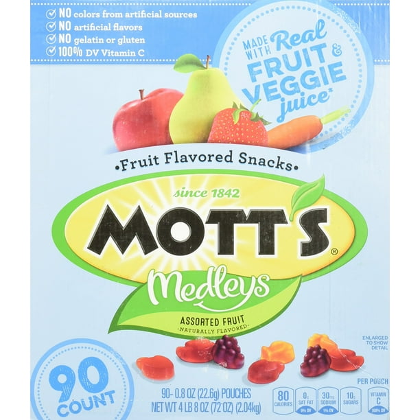Mott's Medley Assorted Fruit Flavored Snacks (90 ct.)