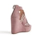 thumbnail image 4 of Nuevas sandalias de cuña Zapatos de mujer ahuecados con boca de pez de fondo grueso para mujer Wmkox8yii sa3539, 4 of 8