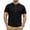 #02Black, variant on Mens Henley Shirts Short Sleeve Cotton Casual Summer Basic T-Shirts 3 Button Solid Collarless Shirts for Work White XL