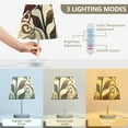 thumbnail image 5 of Red Flowers and Leaves LED Desk Lamp Table Lamp USB Bedside Nightstand Small Lamp for Bedroom Living Room Kids Room, 5 of 8