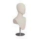 thumbnail image 4 of Busto de cabeza de maniquí multifuncional, estable, para exhibición de pelucas, sombreros, bufandas, diademas y accesorios para cabello., 4 of 8