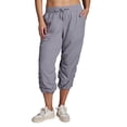 thumbnail image 4 of RBX Active Women's Plus Size Lightweight Woven Capri Pant With Pockets, 4 of 6
