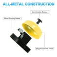 thumbnail image 3 of Desk Call Bell 2.5" Diameter, Dinner Desk Front Bell, Black/Yellow, 3 of 7