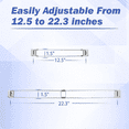 thumbnail image 4 of RV Secure Adjustable Bars, Stainless Steel Rods, Food&Drink Stabilizers for RV Refrigerator (2 Pack), 4 of 7