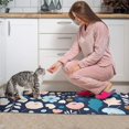 thumbnail image 3 of Pioneer Flower Floral Print Pattern Kitchen Rugs Sets Of 2,Anti Fatigue Kitchen Mat Rugs Non Slip Washable,Decorative Kitchen Floor Mats for Kitchen,Sink,Laundry,17"x30"+17"x47", 3 of 7