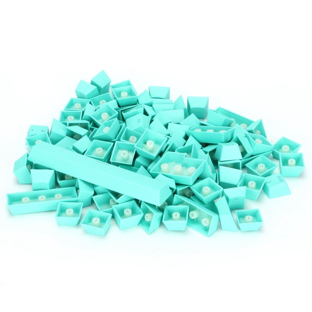 M Buder Kit De 108 Teclas PBT Para Teclado Mecánico Diseño Ergonómico Resistente Al Aceite Con Extractor Color Cian Modelo P9 Ideal Para Gamers (14 cm / 5.5 in)