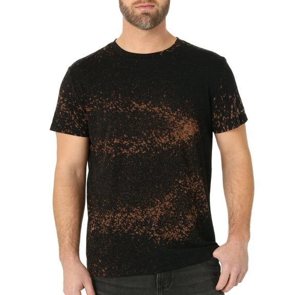 Rock & Republic Men's Short Sleeve Crew Neck Beach Spray Tee