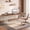 Brown & White, variant on Demi Bonn 71" Farmhouse Dining Table, Wood Rustic Kitchen Table for 6 People, Large Rectangular Dinner Table for Dining Room, Home Office, Living Room Furniture, White