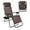 Brown, variant on VibrantEcho Zero Gravity Lounge Chair Adjustable Outdoor Reclining Chair Folding Patio Anti-Gravity Indoor Outdoor Lounge Chair w/Pillow, Cup Holder (One Chair - Brown)