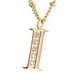 thumbnail image 3 of Collar Inicial de Mujer Letra A LuckyLy, Acero Inoxidable, Baño de Oro 18k y Zirconia Cúbica, Modelo Olga dorado UNITALLA, 3 of 8