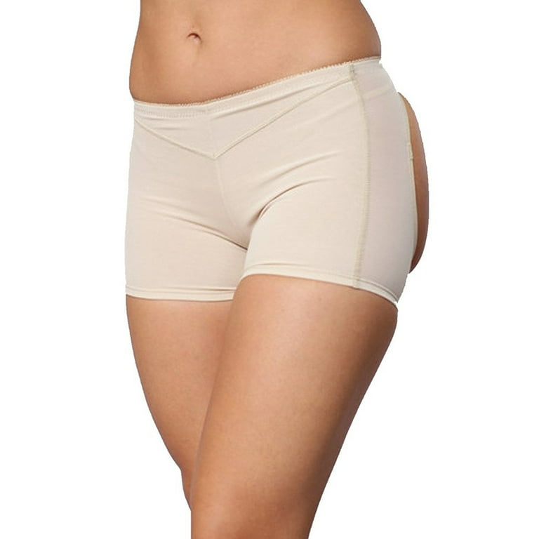High Waisted Shorts Womens Tummy Control Boyshorts Body Shaper Seamless  Butt Lift Plus Size Elastic Slimming and Back Smoothing Shapewear Panties  Casual Soft Comfy Underwear Beige at  Women's Clothing store