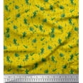 thumbnail image 1 of Soimoi Poly Georgette Fabric Leaf Leaves Fabric Prints by Yard 52 Inch Wide, 1 of 1