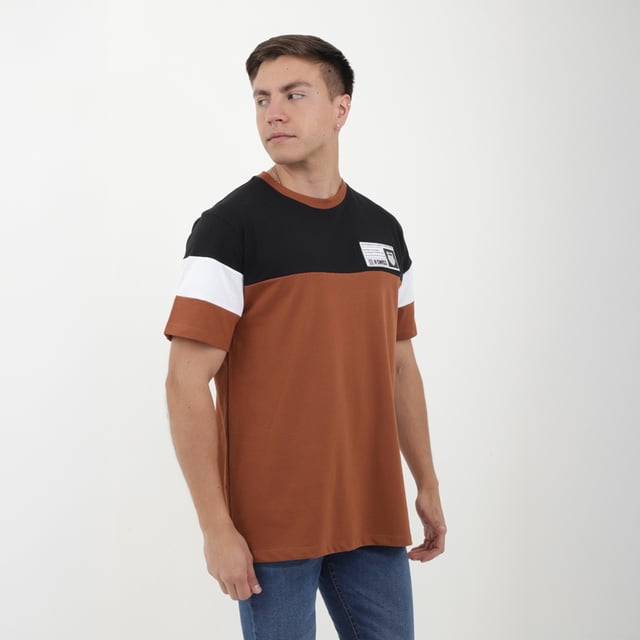 Playera K-Swiss MTS012 Para Hombre Color Café