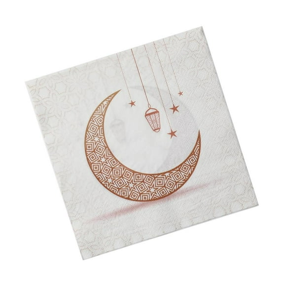 Rvaymup Single Pack Creative Moon Design Napkins Paper For Family And Restaurant Use