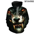 thumbnail image 3 of Sudadera con capucha de moda para hombre, estampado de lobo animal, jersey estampado en 3D, tendencia urbana, hip hop, otoño, manga larga, ropa de gran tamaño para hombre, 3 of 5