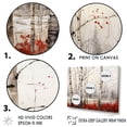 thumbnail image 3 of Designart "Winter Contrast Birch Woods II" Tree Birch Floater Framed Canvas Prints, 3 of 5