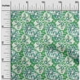 thumbnail image 2 of oneOone Cotton Silk Green Fabric Abstract Sewing Craft Projects Fabric Prints By Yard 42 Inch Wide, 2 of 5