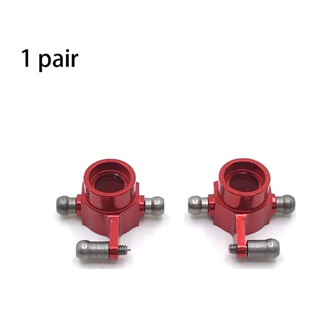 Baohd 1 Pair RC Car Steering Cup Vehicle Rear Cups Automotive Upgrade Modification Accessories Replacement for WL Toy K969 Red