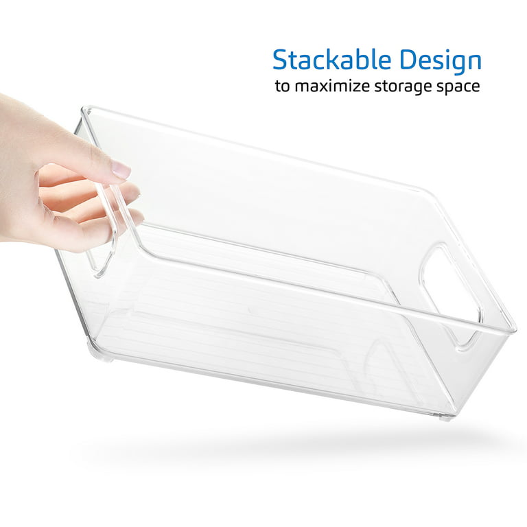 4W X 4D X 8H Plastic Food Storage Container Clear - Brightroom™
