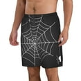thumbnail image 2 of Salouo A Web With A Spider Pattern Swim Trunks for Men,Men's Hawaiian Bathing Suit Swimsuits Quick Dry Swimming Board Shorts Beach Shorts with Pockets-Medium, 2 of 6