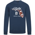 thumbnail image 2 of Men's Levelwear Navy Detroit Tigers Zane Sunrise Sweatshirt, 2 of 3