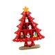 thumbnail image 5 of Árbol de Navidad de madera, decoración de escritorio, adorno ligero para árbol de Navidad de mesa. Rojo, 5 of 9