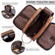 thumbnail image 3 of 2025 Toiletry Bag Kit Set: Hanging Travel Toiletry Bag + 311 TSA Cosmetic Liquid Bag + Ultralight Accessory Organizer Pouch (Dusty Teal), 3 of 5
