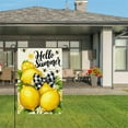 thumbnail image 3 of AMHNF Hello Summer Linen Garden Flag with Lemons and Bees for Spring Summer Home Outdoor Garden Yard Door Decor 12x18 inch, 3 of 5