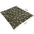 thumbnail image 2 of Football Pattern Blanket,Comfortable Soft Lamb Wool Throw Blanket,All Season,Warm Lightweight Blankets for Sofa Bed Couch Living Room Chair,50"x60", 2 of 4