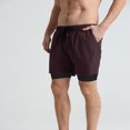 thumbnail image 4 of LYMAYTER S-3XL Men's Quick-Drying Shorts Sports Double Layer Stretch Shorts, 4 of 8
